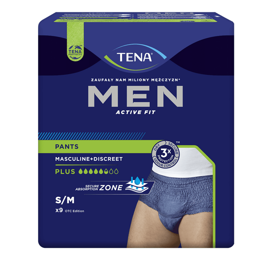 Men Pants Plus Blue S/M 75-105 cm