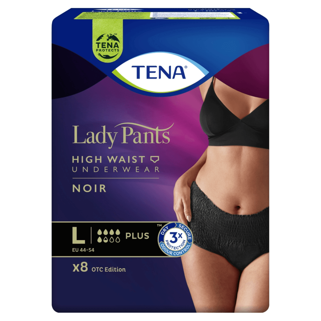Lady Pants Noir Plus Bielizna chłonna dla kobiet L, czarny