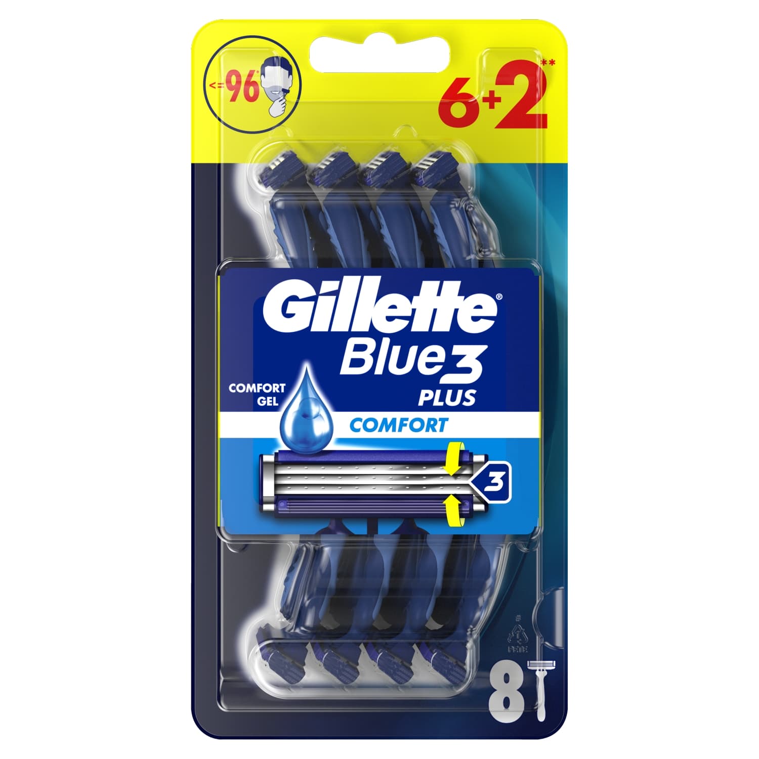Blue3 Plus Comfort, maszynki jednorazowe dla mężczyzn