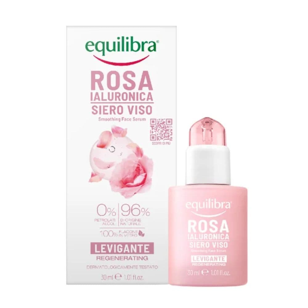 Różane serum wygładzające z kwasem hialuronowym