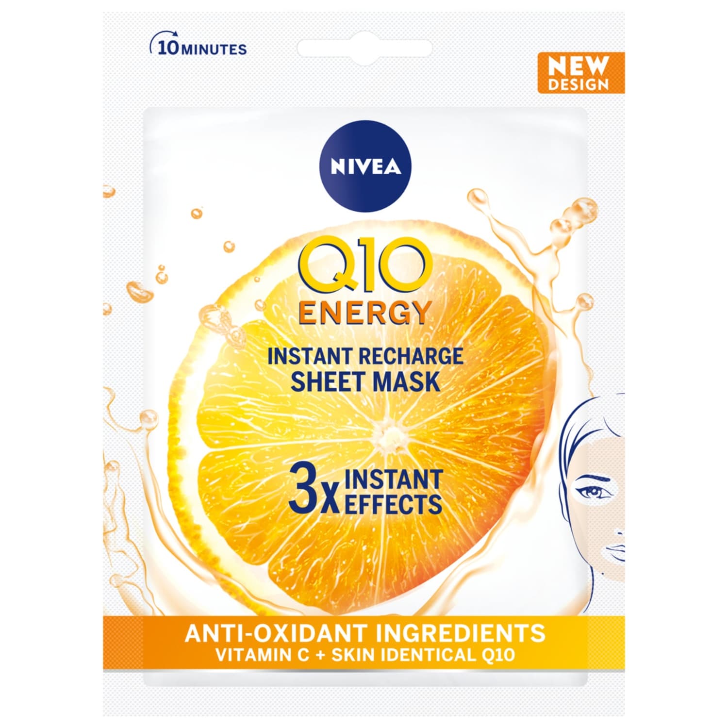 Q10 Energy 10minutowa maska w płachcie