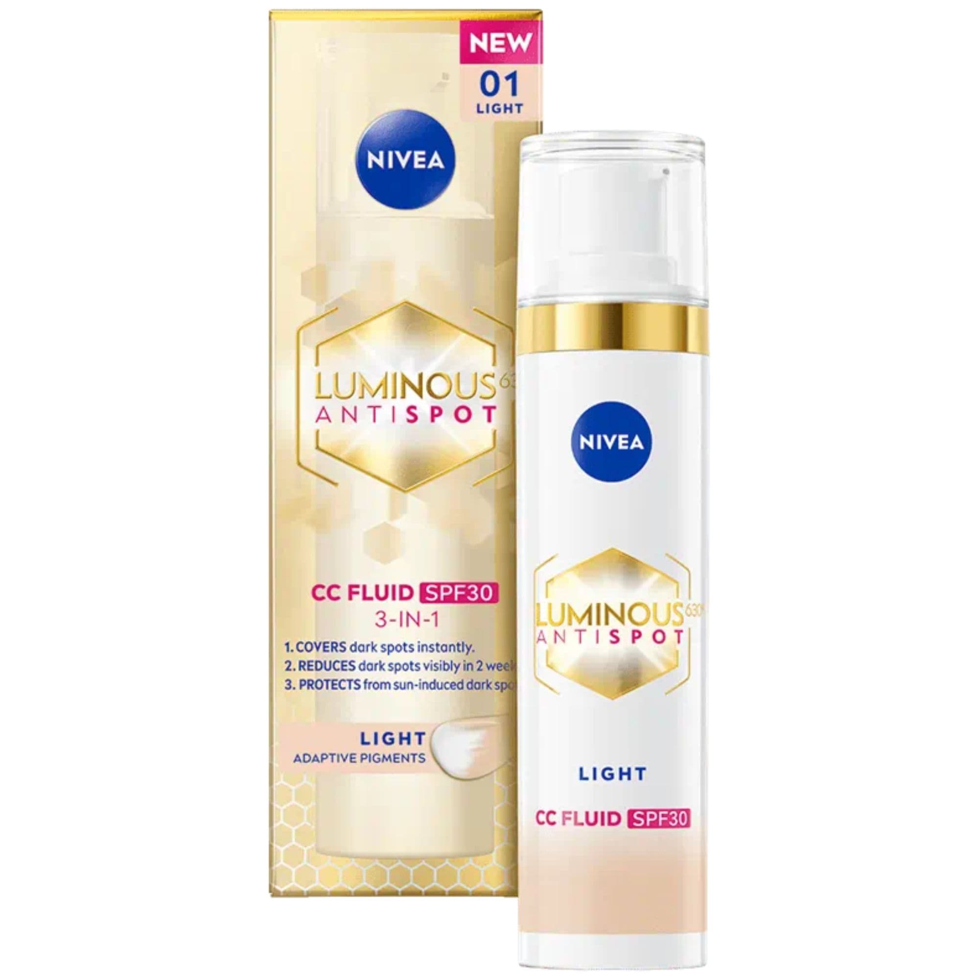 Luminous630 krem CC SPF 30 01 Light