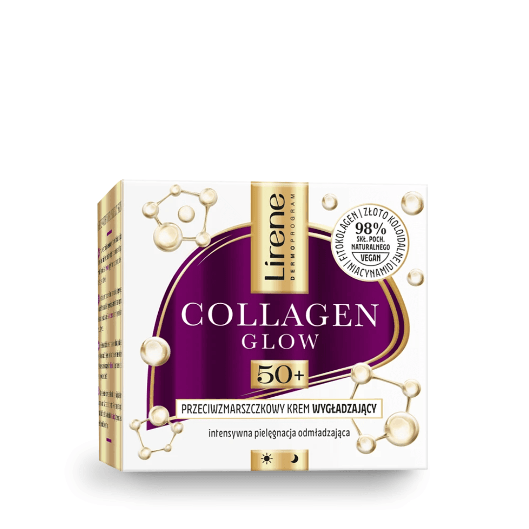 COLLAGEN GLOW Przeciwzmarszczkowy krem wygładzający 50+