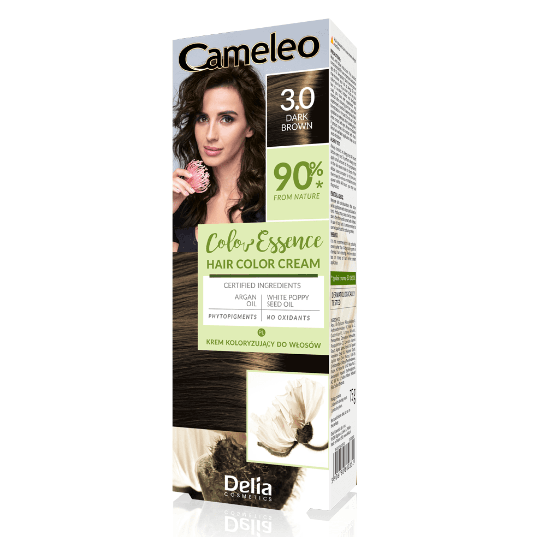 Color Essence krem do koloryzacji włosów henna ziołowa 3.0 Ciemny Brąz