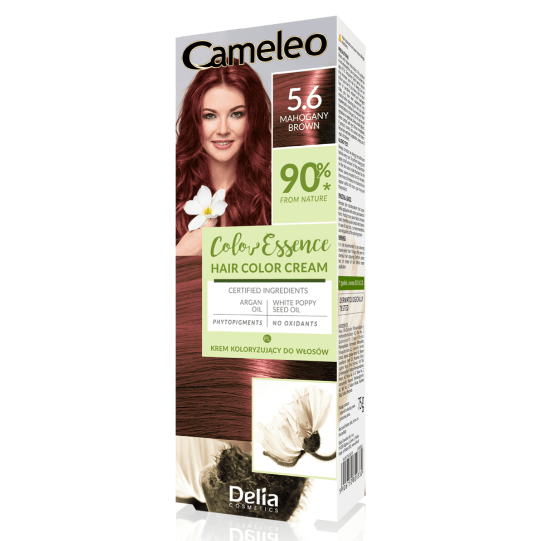 Color Essence krem do koloryzacji włosów henna ziołowa 5.6 Mahoniowy Brąz
