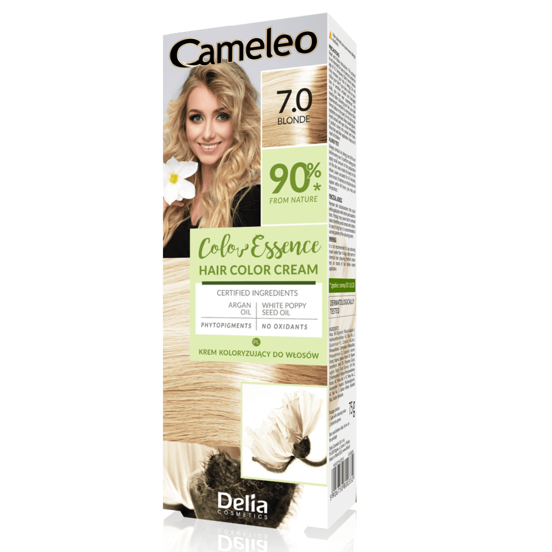Color Essence krem do koloryzacji włosów henna ziołowa 7.0 Blond