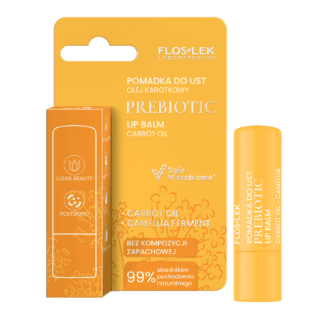 prebiotyczna pomadka do ust Olej Karotkowy Prebiotic Lip Care