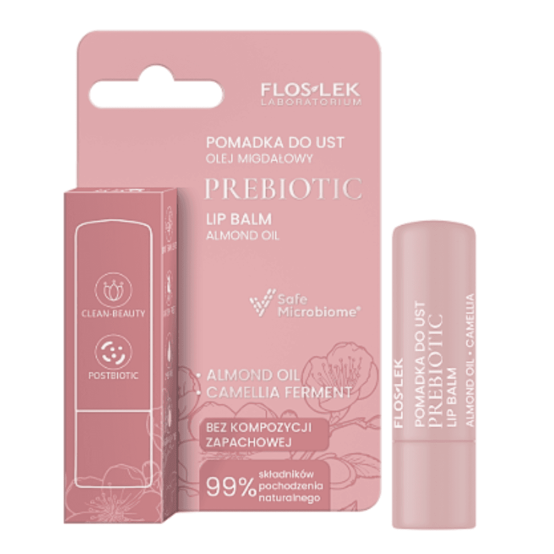 prebiotyczna pomadka do ust Olej Migdałowy Prebiotic Lip Care