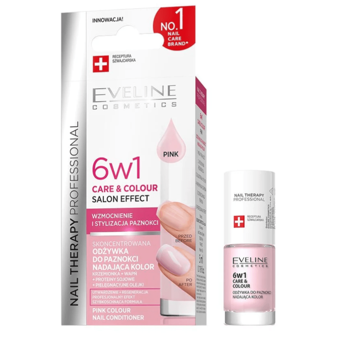 odżywka do paznokci 6w1 Nail Therapy Professional Pink