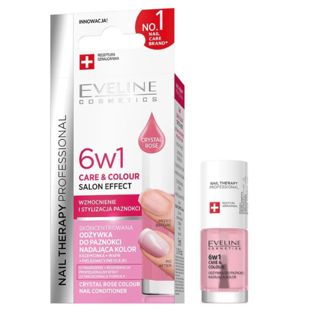 odżywka do paznokci 6w1 Nail Therapy Professional Crystal Rose