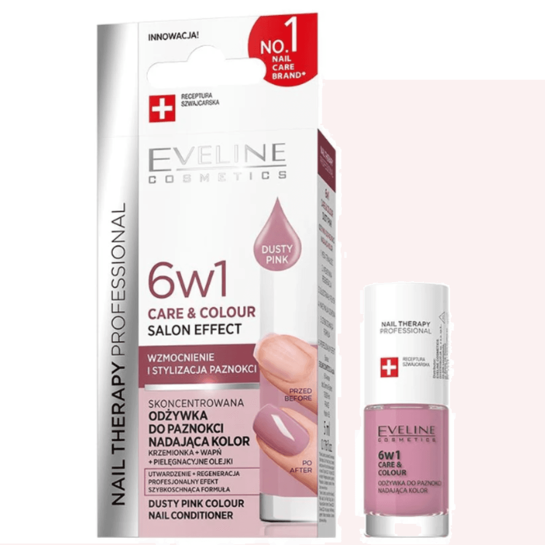 odżywka do paznokci 6w1 Nail Therapy Professional Dusty Pink