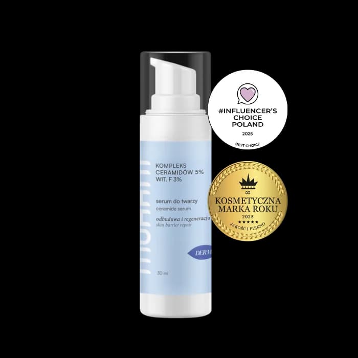 Derm do twarzy z kompleks ceramidów 5% witamina F 3%