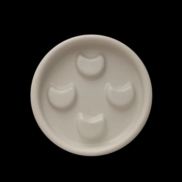 ceramiczna mydelniczka szara