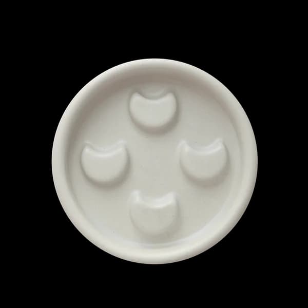 ceramiczna mydelniczka ecru