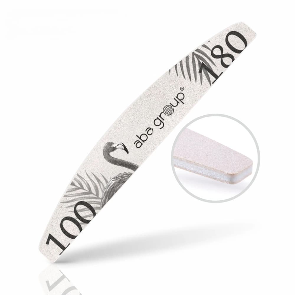 Pilnik półksiężyc 100/180 flaming Aba Group