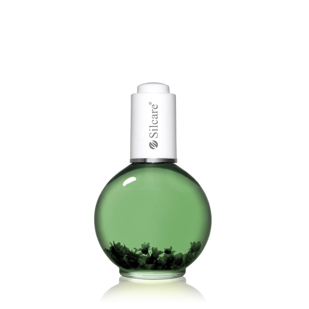 Oliwka do paznokci i skórek z kwiatkami Kiwi Deep Green