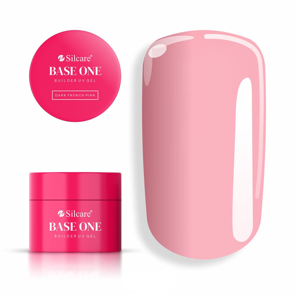 Żel UV Base One Dark French Pink