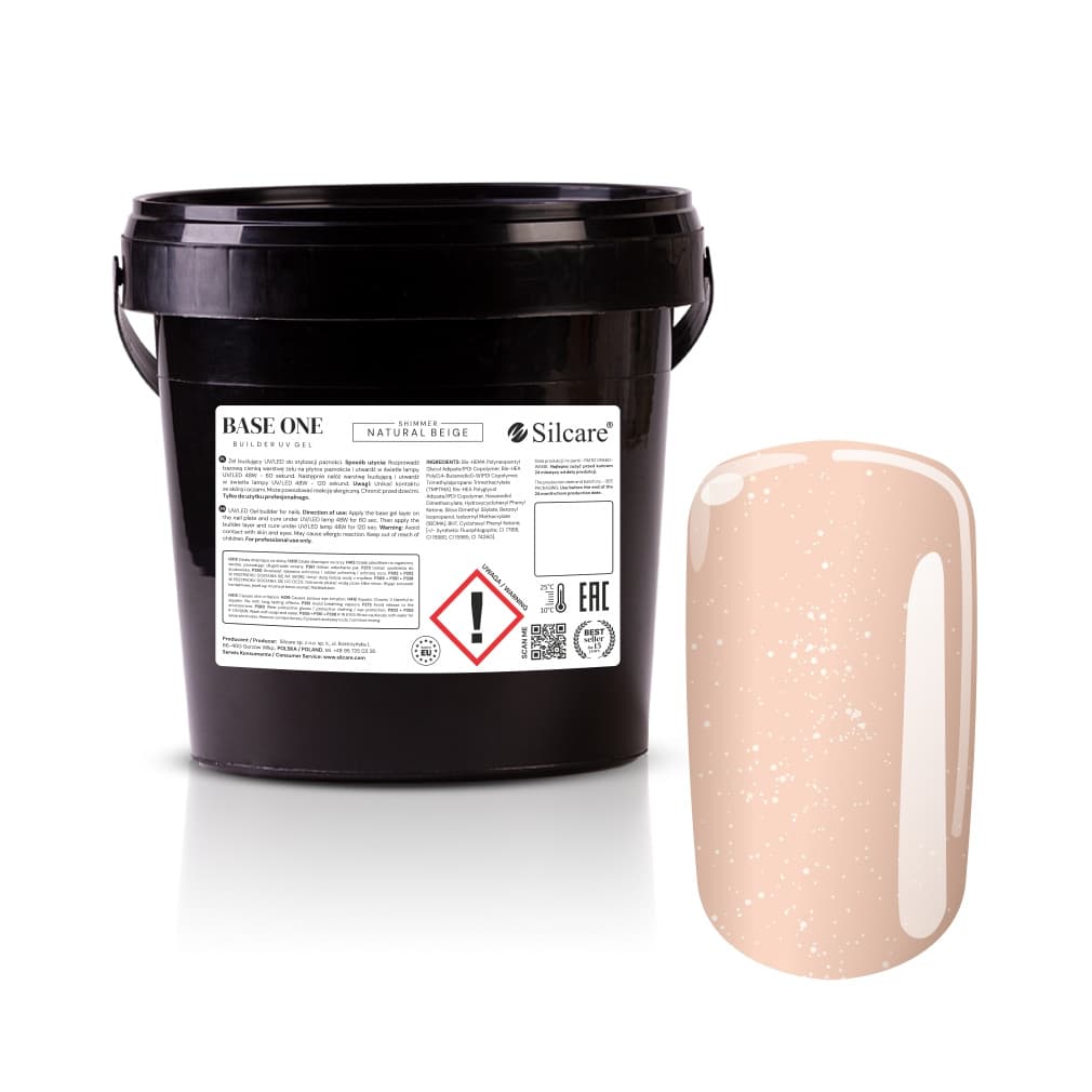 Żel UV Base One Shimmer Natural Beige