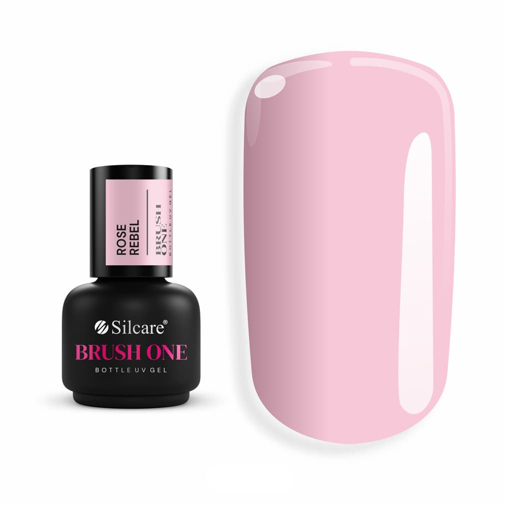 Brush One Bottle Gel Rose Rebel