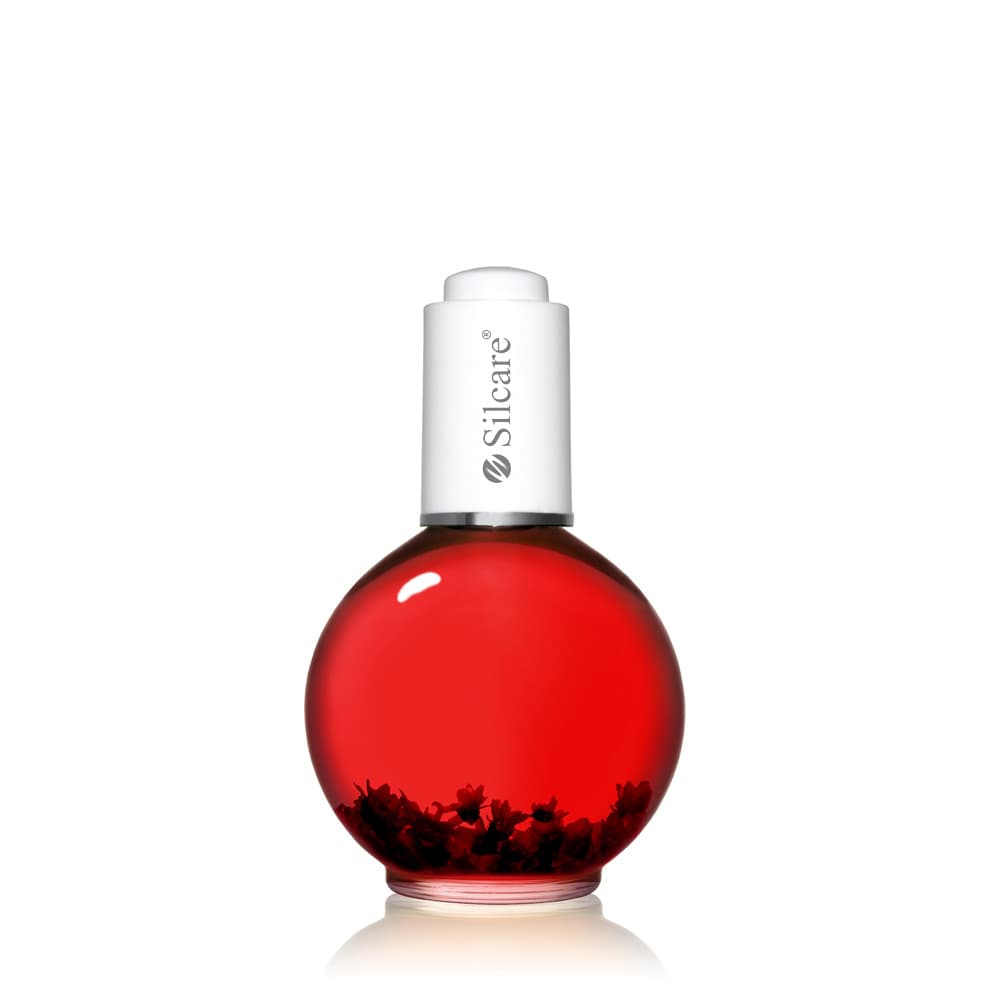 Oliwka do paznokci i skórek z kwiatkami Cherry Wine