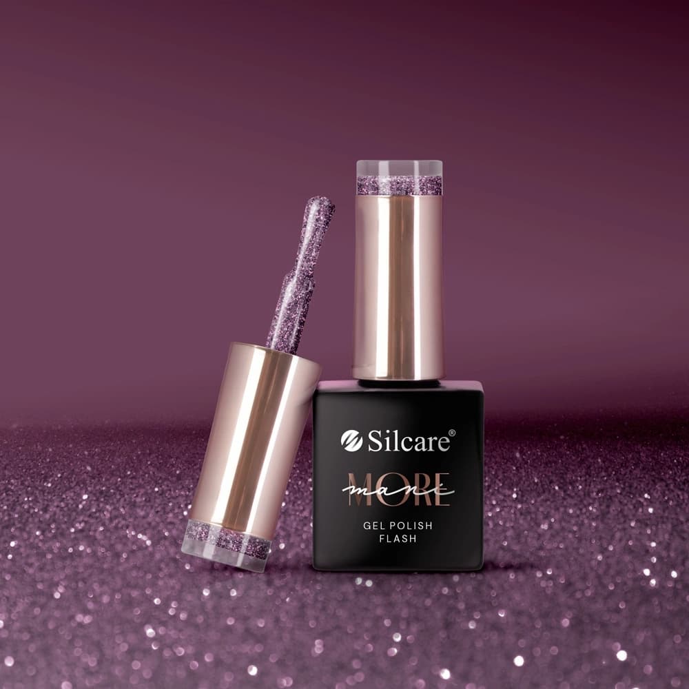 Lakier hybrydowy maniMORE Flash Violet