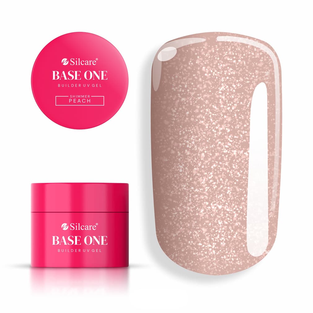 Żel UV Base One Shimmer Peach