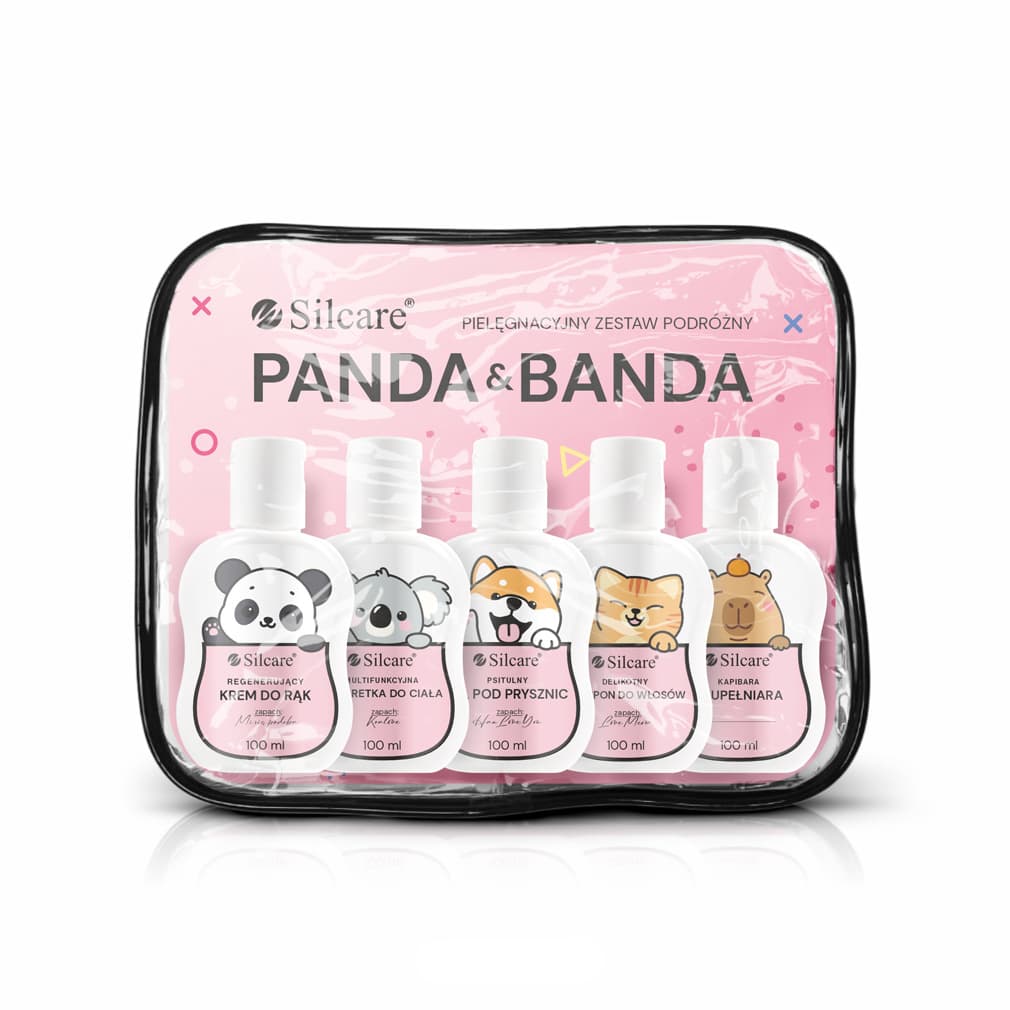 Zestaw do pielęgnacji ciała Panda & Banda (4 x)