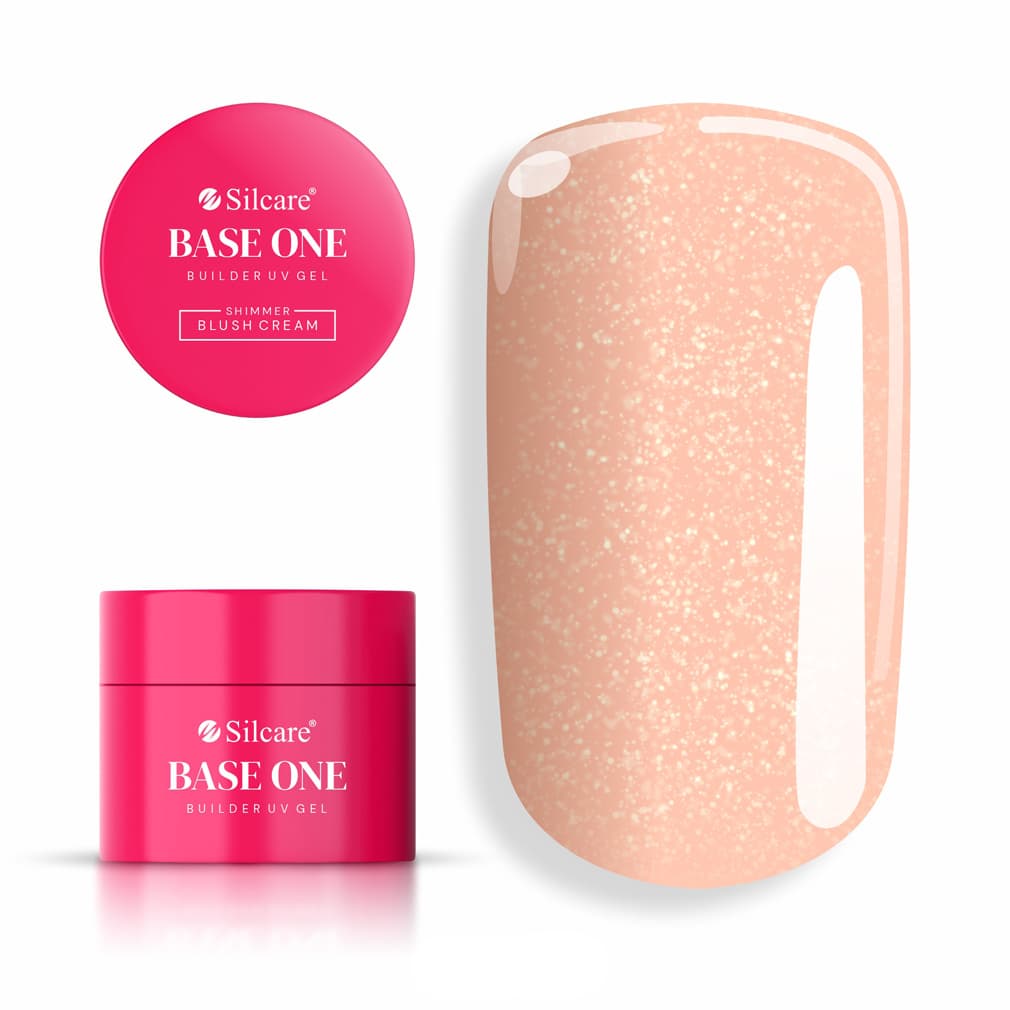 Żel UV Base One Shimmer Blush Cream