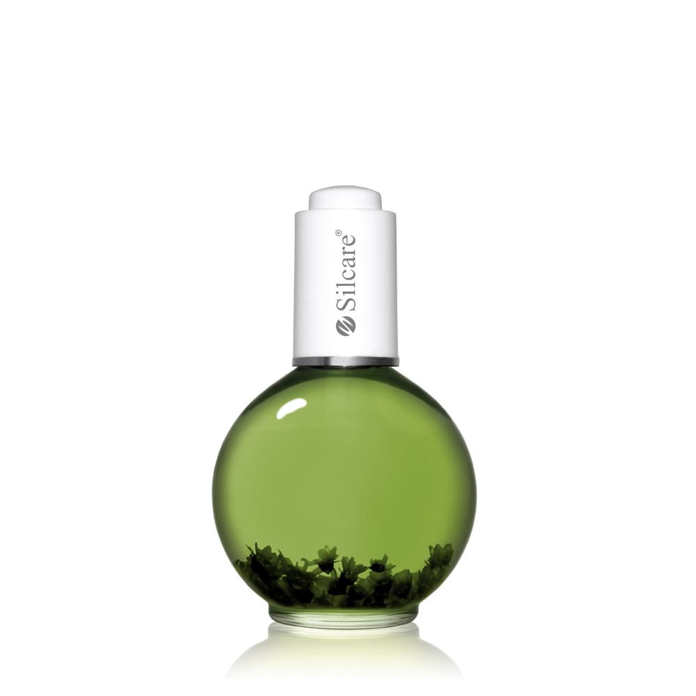 Oliwka do paznokci i skórek z kwiatkami Melon Light Green