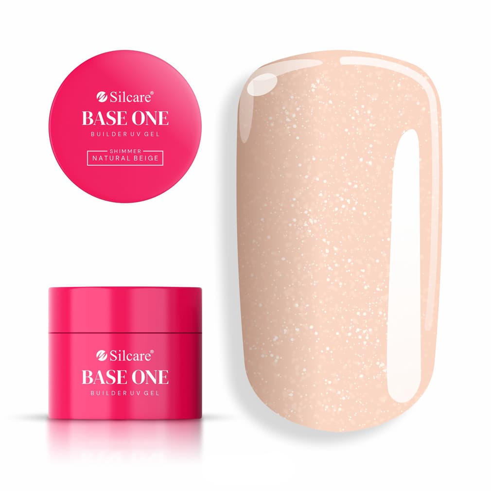 Żel UV Base One Shimmer Natural Beige