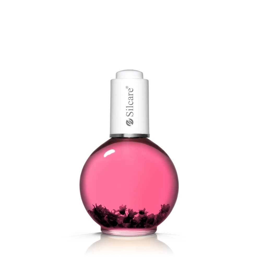 Oliwka do paznokci i skórek z kwiatkami Raspberry Light Pink