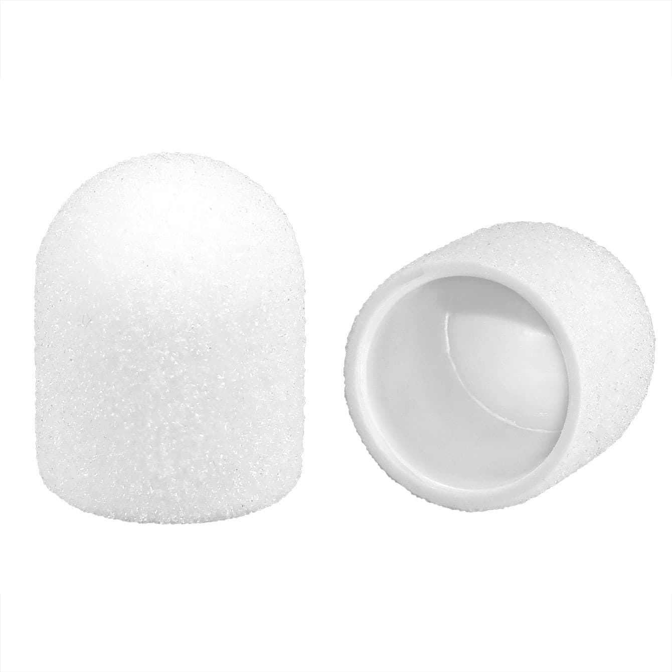 Kapturek ścierny ABS, biały, 13 mm, gradacja 60