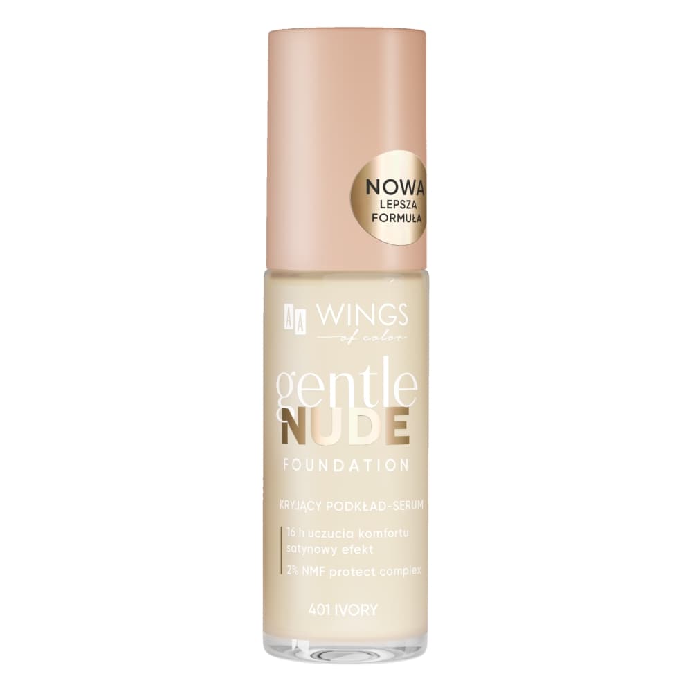 Gentle Nude Foundation Kryjący podkład-serum 401 Ivory