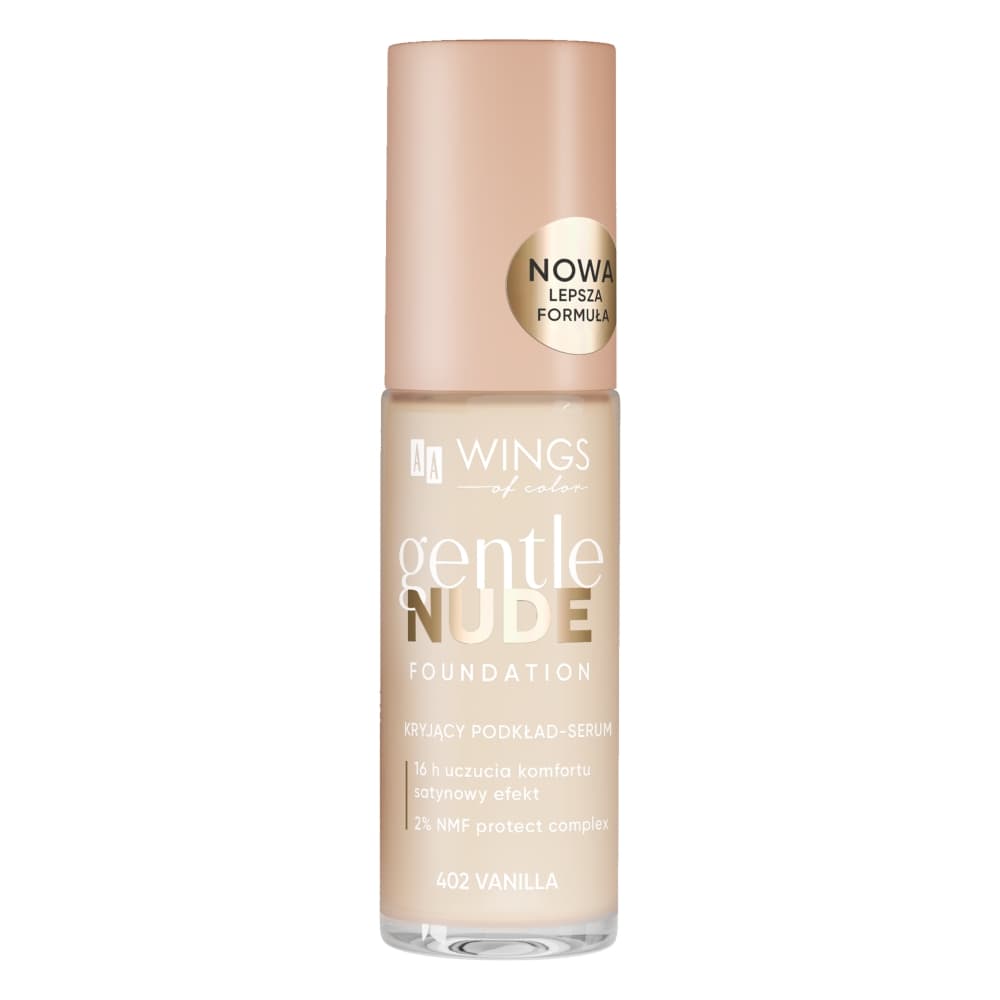 Gentle Nude Foundation Kryjący podkład-serum 402 Vanilla