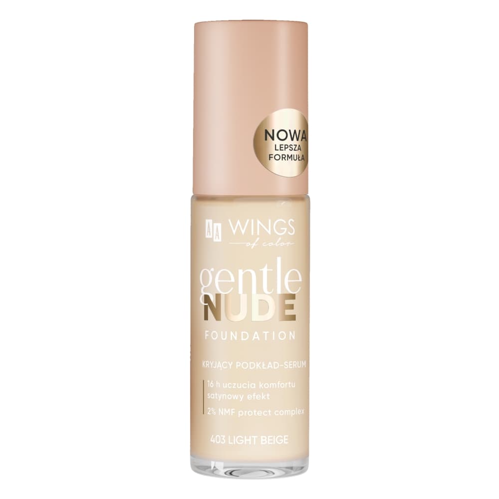 Gentle Nude Foundation Kryjący podkład-serum 403 Light Beige