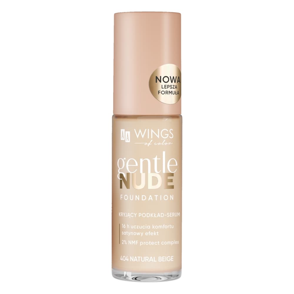Gentle Nude Foundation Kryjący podkład-serum 404 Natural Beige