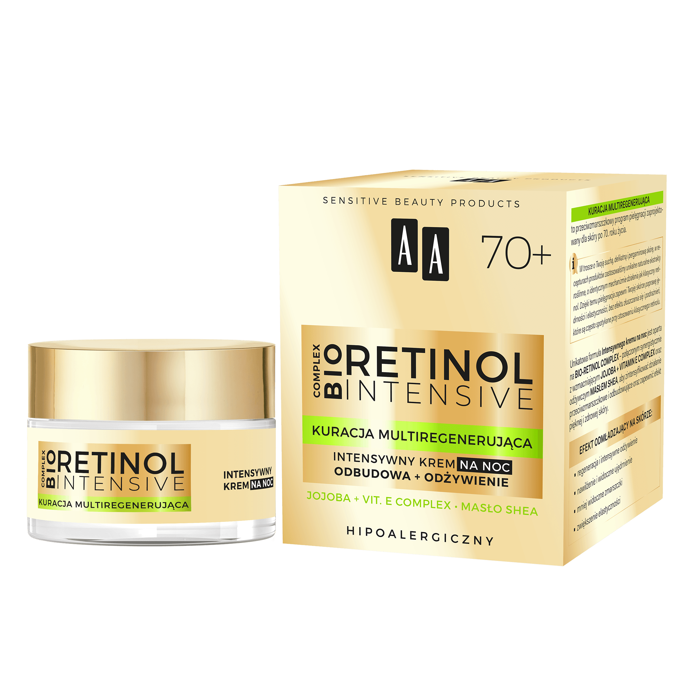 RETINOL INTENSIVE 70+ Kuracja multiregenerująca intensywny krem na noc