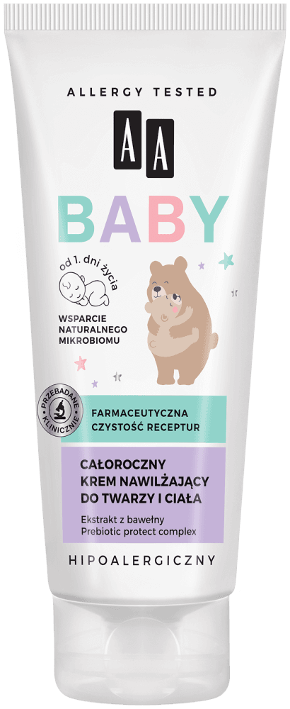 BABY Całoroczny krem nawilżający do twarzy i ciała