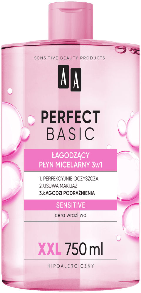 Perfect Basic Łagodzący płyn micelarny 3w1 SENSITIVE