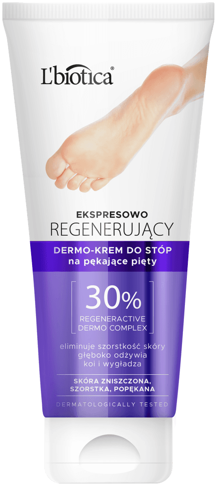 Ekspresowo regenerujący dermo- krem do stóp na pękające pięty