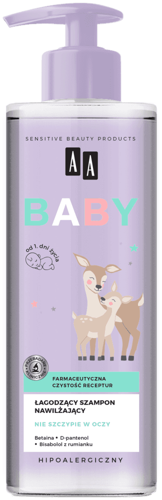 Baby Łagodzący szampon nawilżający