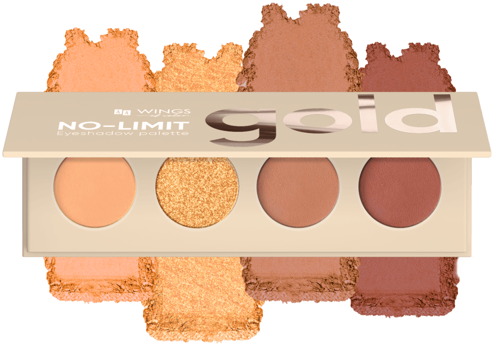 No Limit Paleta Cieni Do Powiek Gold