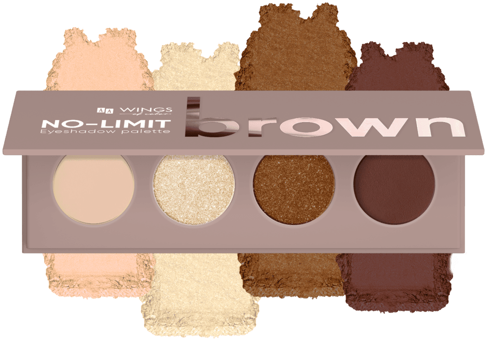 No Limit Paleta Cieni Do Powiek Brown