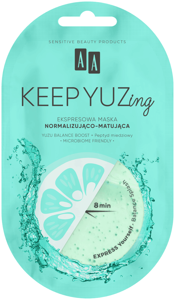 Keep Yuzing Ekspresowa maska normalizująco-matująca