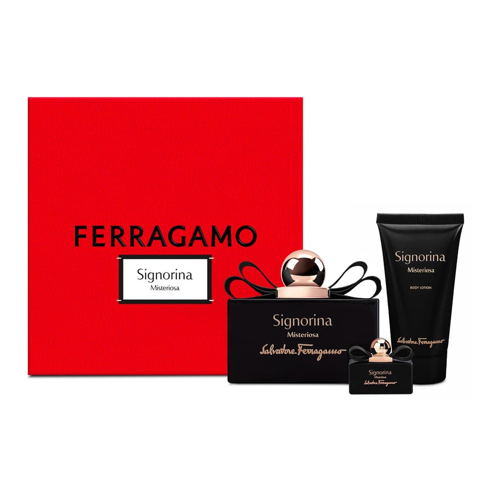 Signorina Misteriosa zestaw - woda perfumowana + woda perfumowana + balsam do ciała