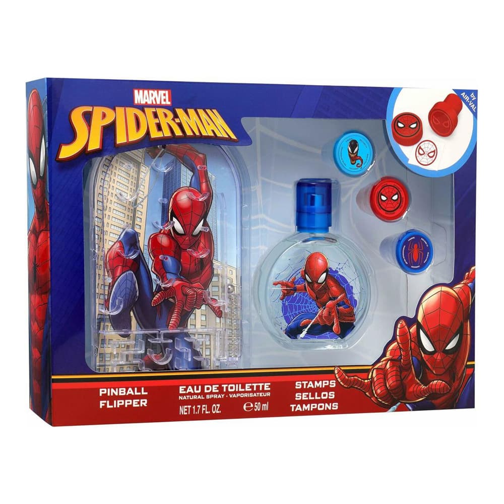 Spider Man Zestaw - woda toaletowa + pinball game + stemple