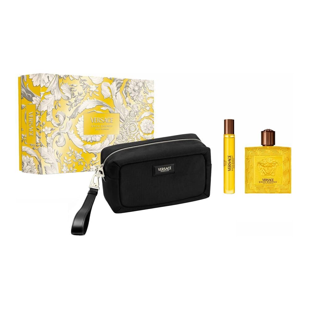 Eros Energy zestaw - woda perfumowana + woda perfumowana + kosmetyczka