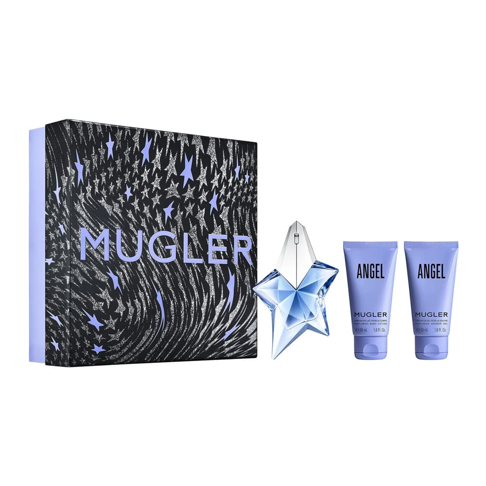 Angel zestaw - woda perfumowana + balsam do ciała + żel pod prysznic