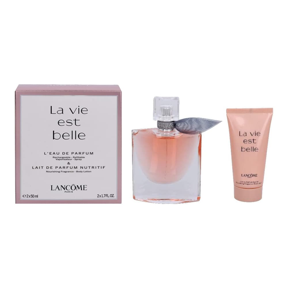 La Vie Est Belle zestaw - woda perfumowana Refillable + balsam do ciała