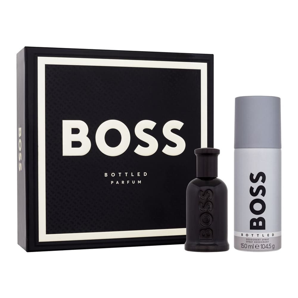 Boss Bottled Parfum zestaw - perfumy + dezodorant spray